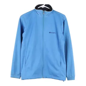 Age 13-14 Champion Track Jacket - Large Blue Polyester
