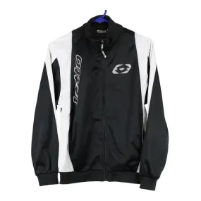 Age 13-14 Lotto Track Jacket - Large Black Polyester