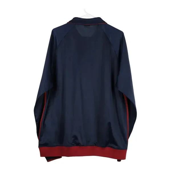 Asics Track Jacket - 2XL Burgundy Polyester