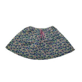 Boden Blue and Green Floral Mini Skirt Age 9