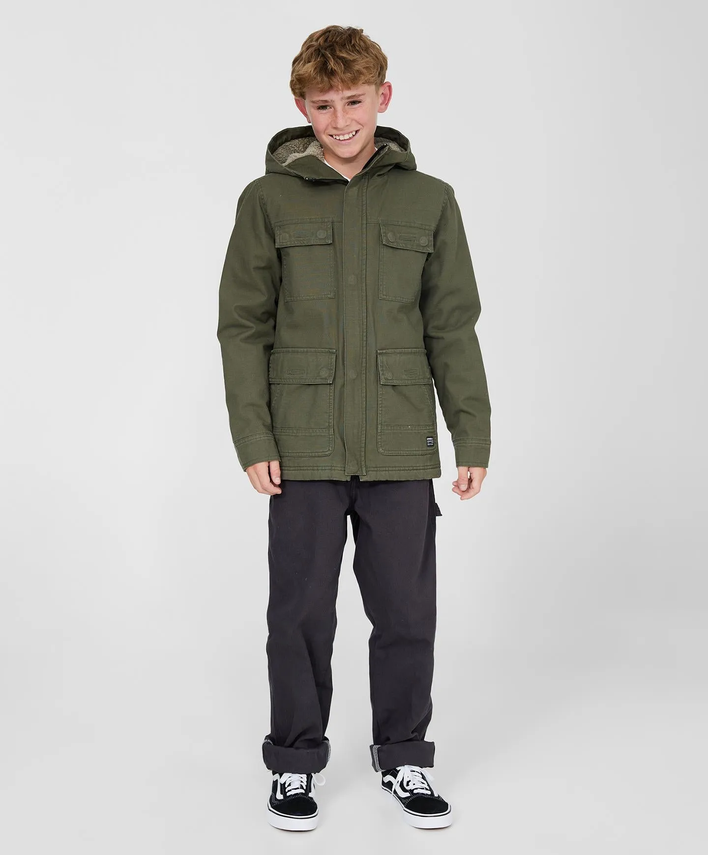 Boys Storm Jacket - Night Green