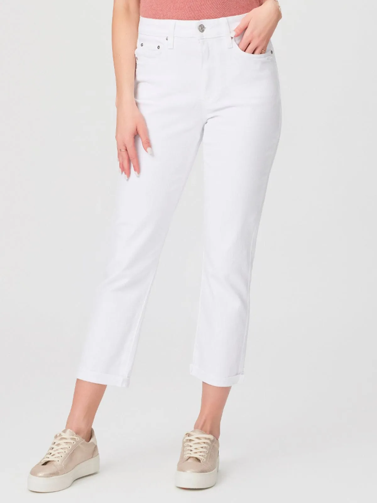 Brigitte Boyfriend Jeans - White