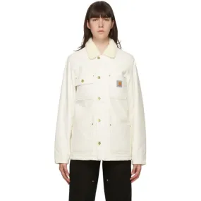 Carhartt Work In Progress White Fairmount Jacket
