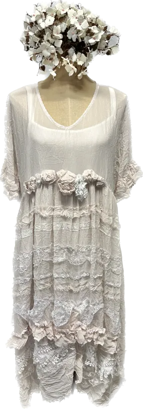 Champagne wilderness dress