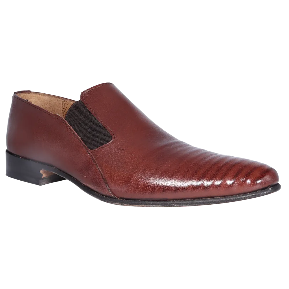 Crockett & Jones Buffcalf - Teak Slip-On
