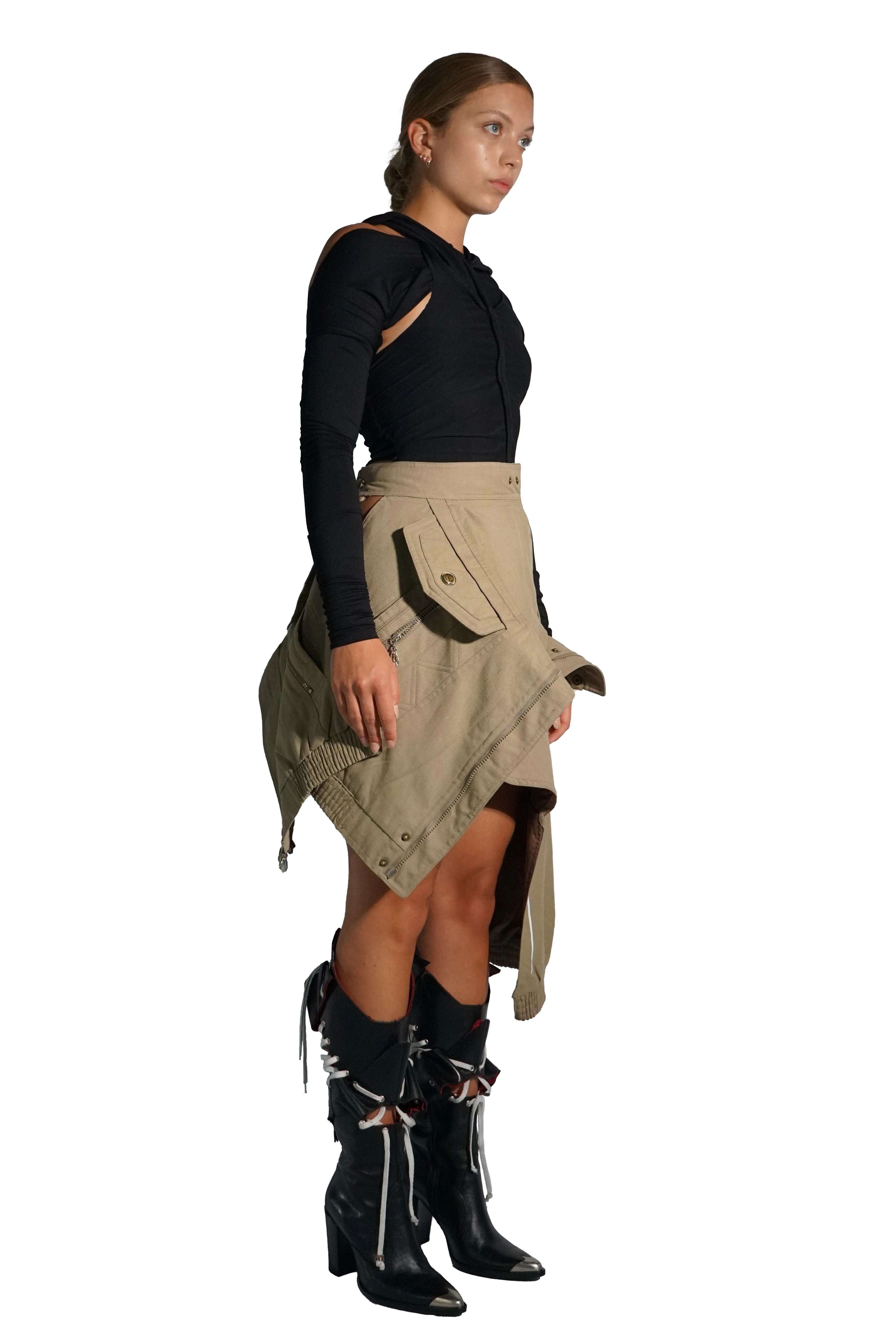 Deconstructed Layered Skirt