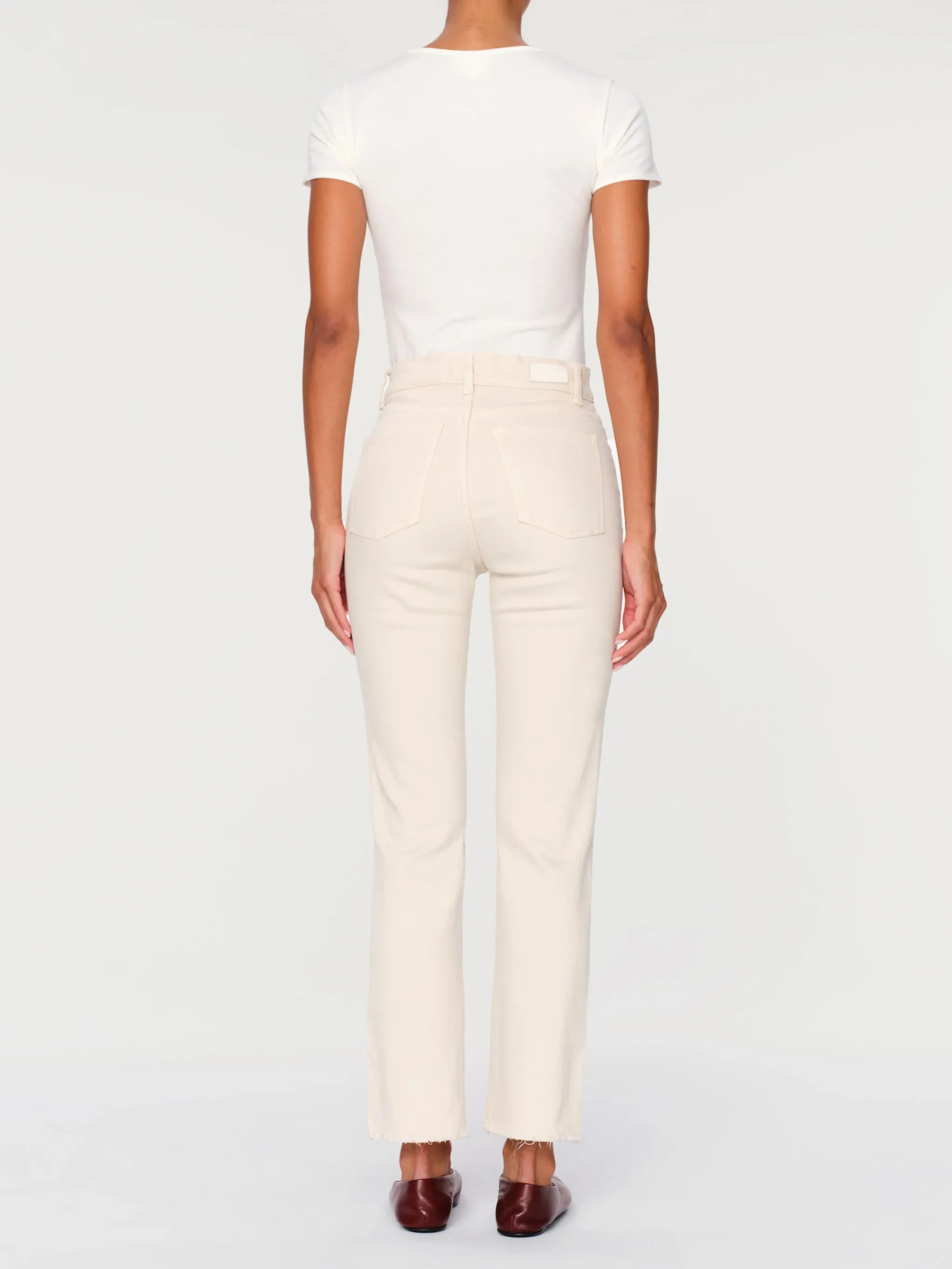 DL 1961 Patti Ankle Jeans in Ecru