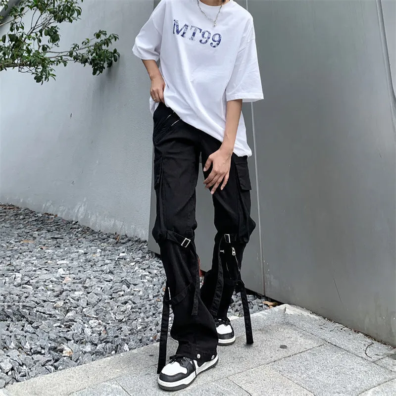 Europe And America High Street Hiphop Trousers