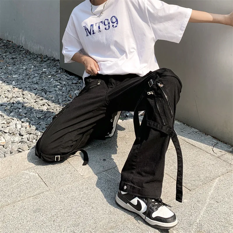 Europe And America High Street Hiphop Trousers