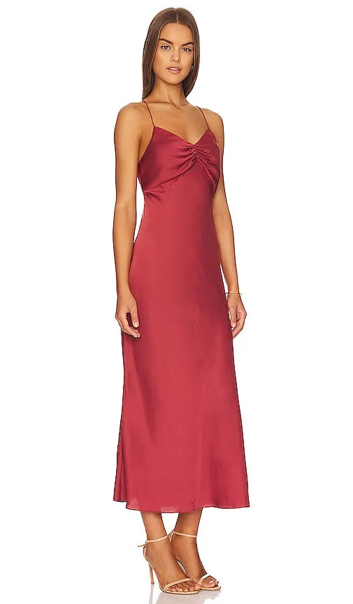 Favorite Daughter Envy Slip Dress in Burgundy