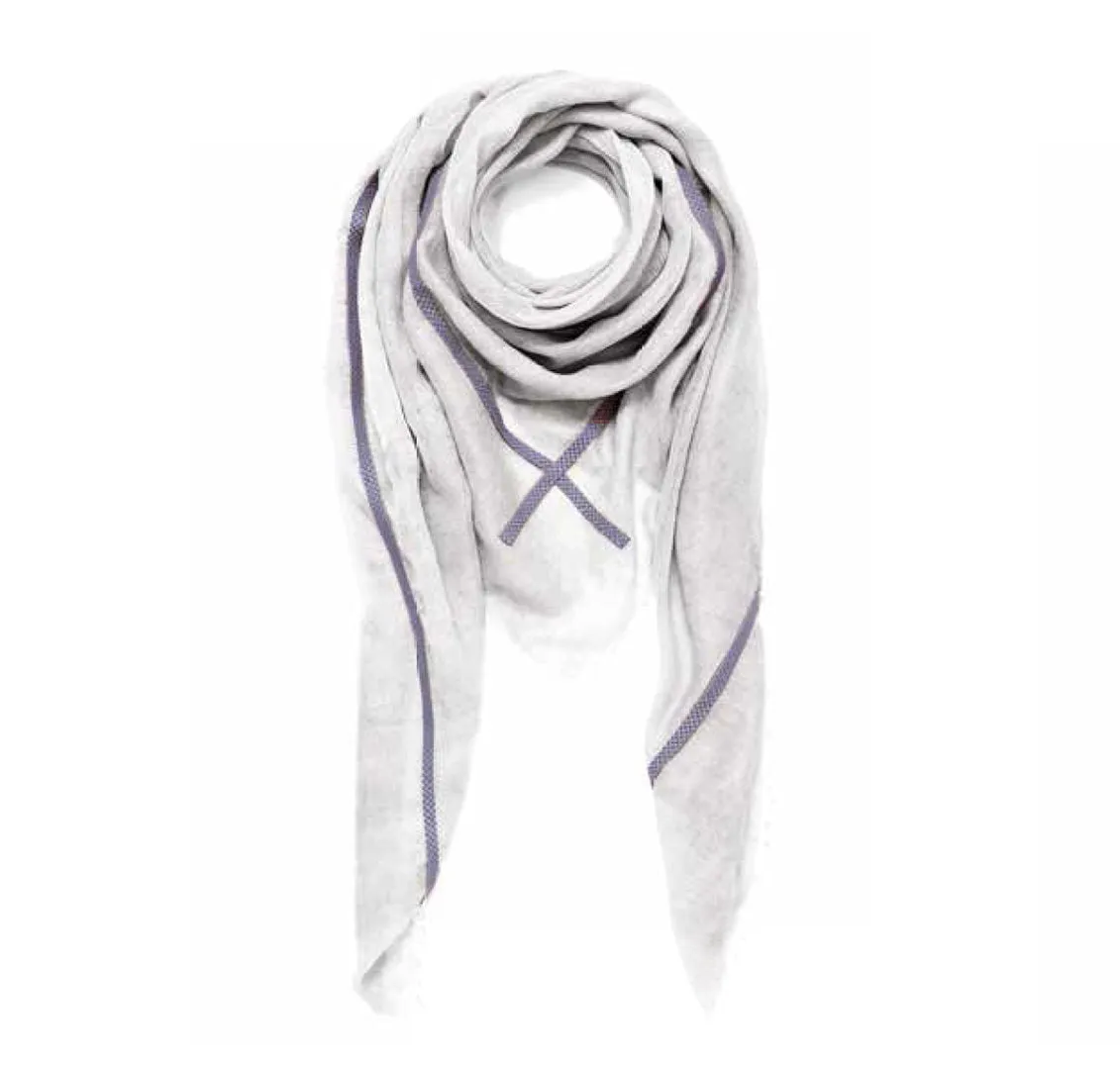 Feneun Bandol Scarf. White.