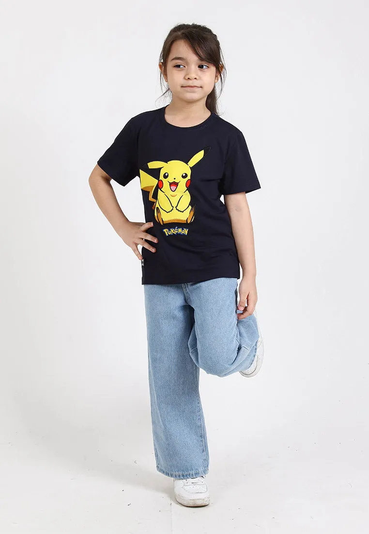 Forest Kids Girls Jeans Kids Girl Denim Wide Leg Long Pants | Seluar Budak Perempuan Jeans - FK810013