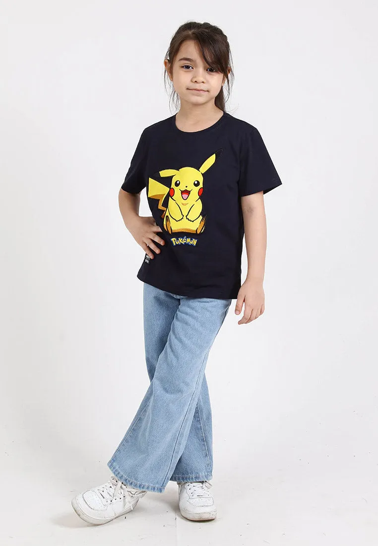 Forest Kids Girls Jeans Kids Girl Denim Wide Leg Long Pants | Seluar Budak Perempuan Jeans - FK810013