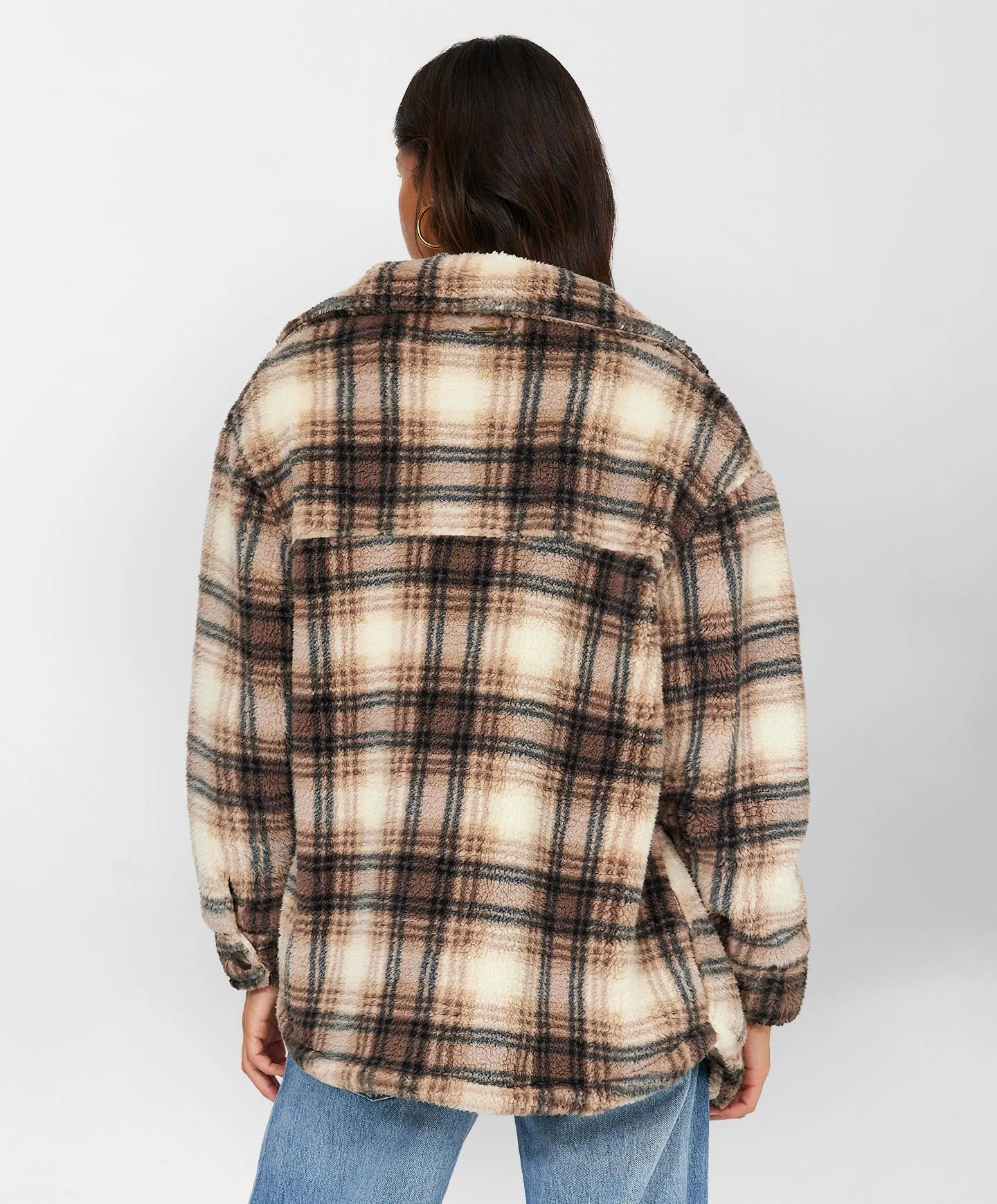 Heath Plaid Jacket - Tobacco Brown
