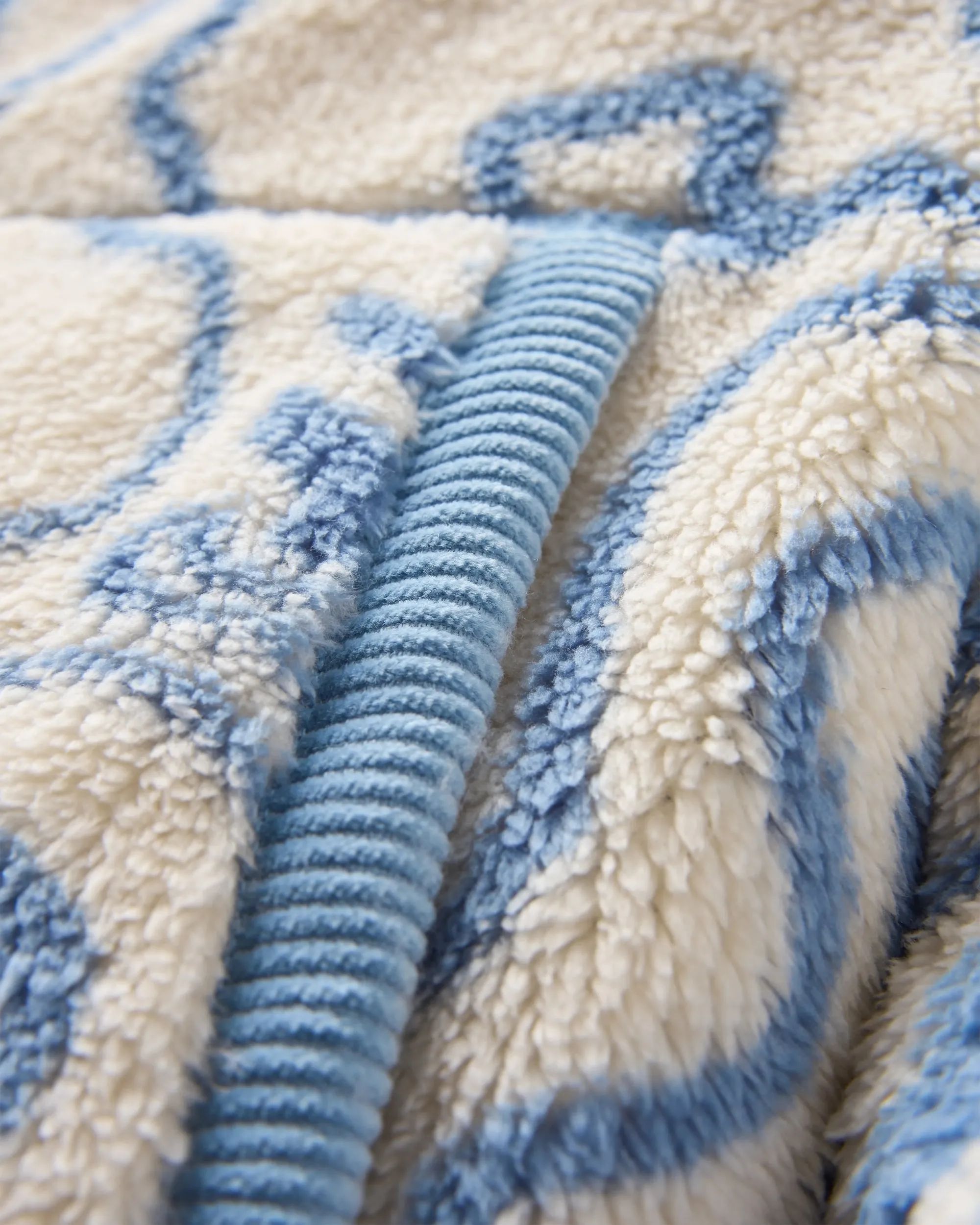 Iris Collarless Recycled Fleece Jacket - Strata Swirl Birch