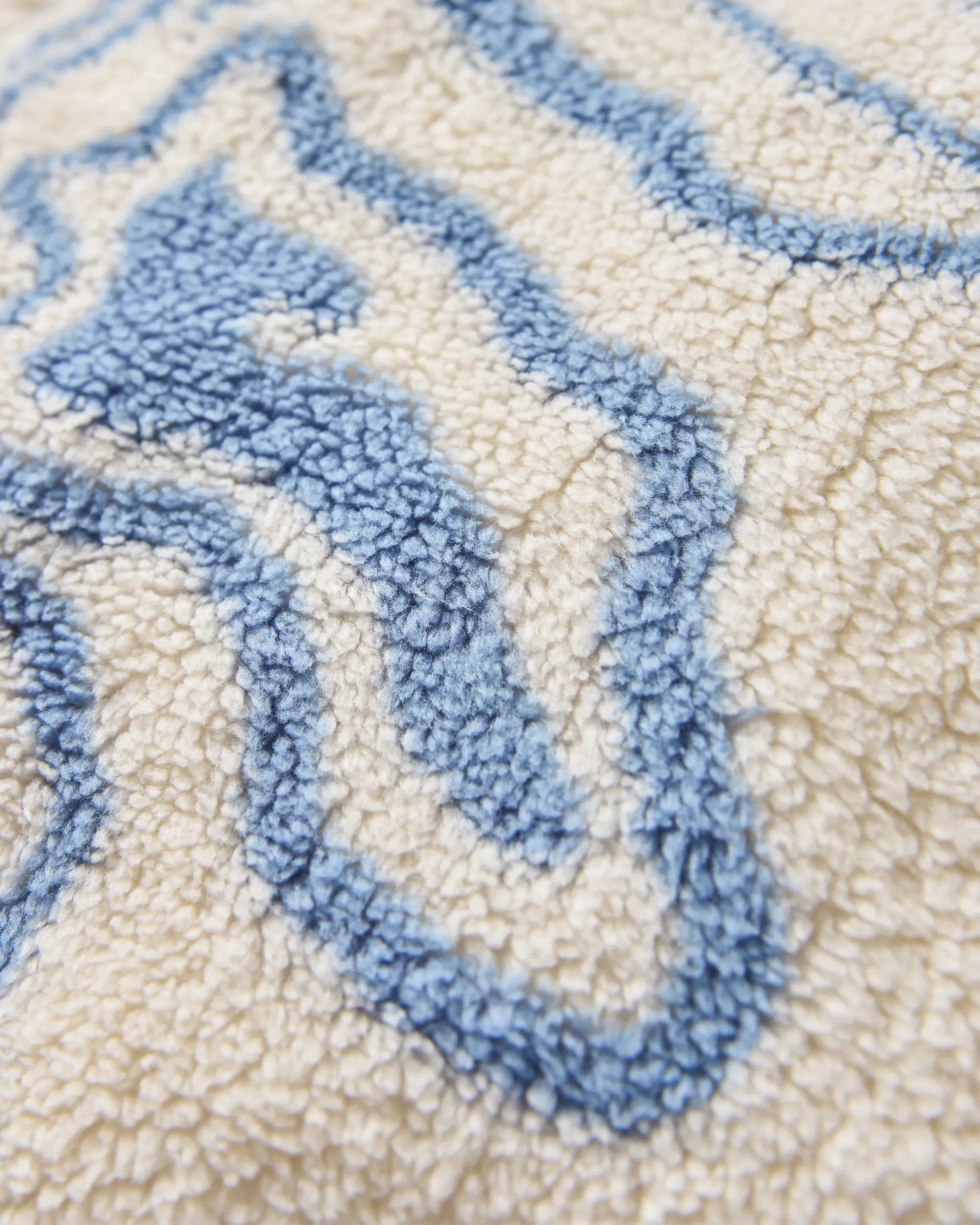 Iris Collarless Recycled Fleece Jacket - Strata Swirl Birch