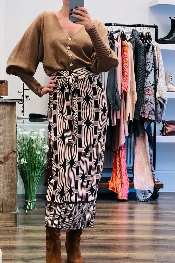 Knot Midi Skirt