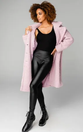 Lavender Teddy Faux Jacket