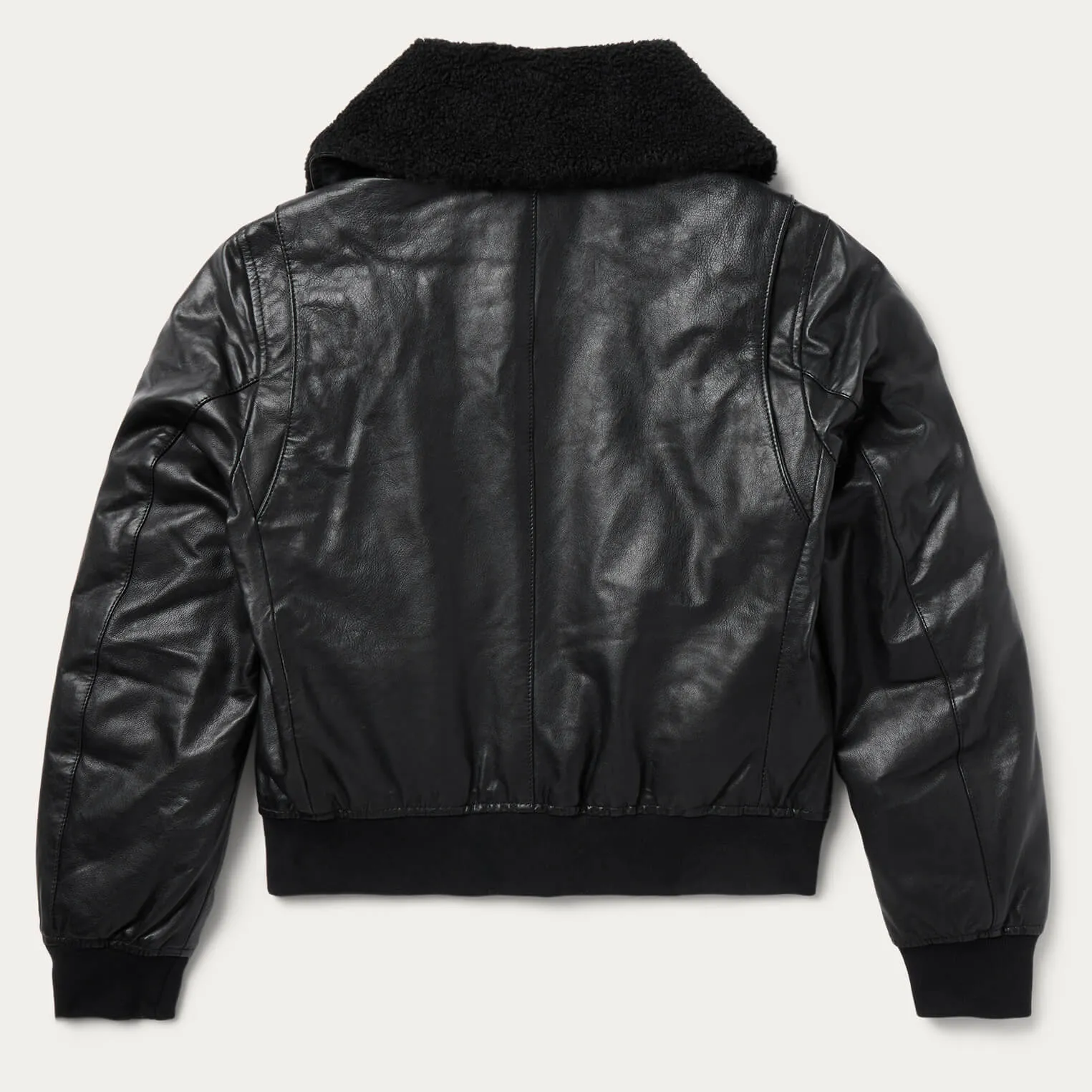 Leather Bomber Jacket