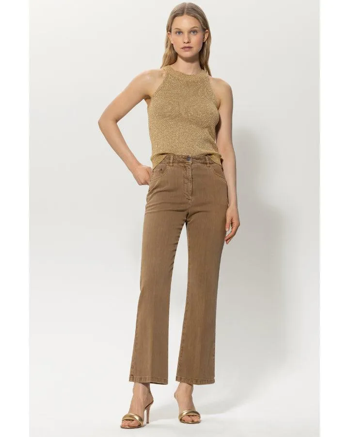 Luisa Cerano Soft Straight Leg Denim Jeans