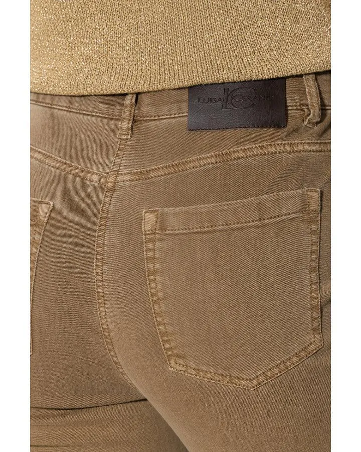 Luisa Cerano Soft Straight Leg Denim Jeans