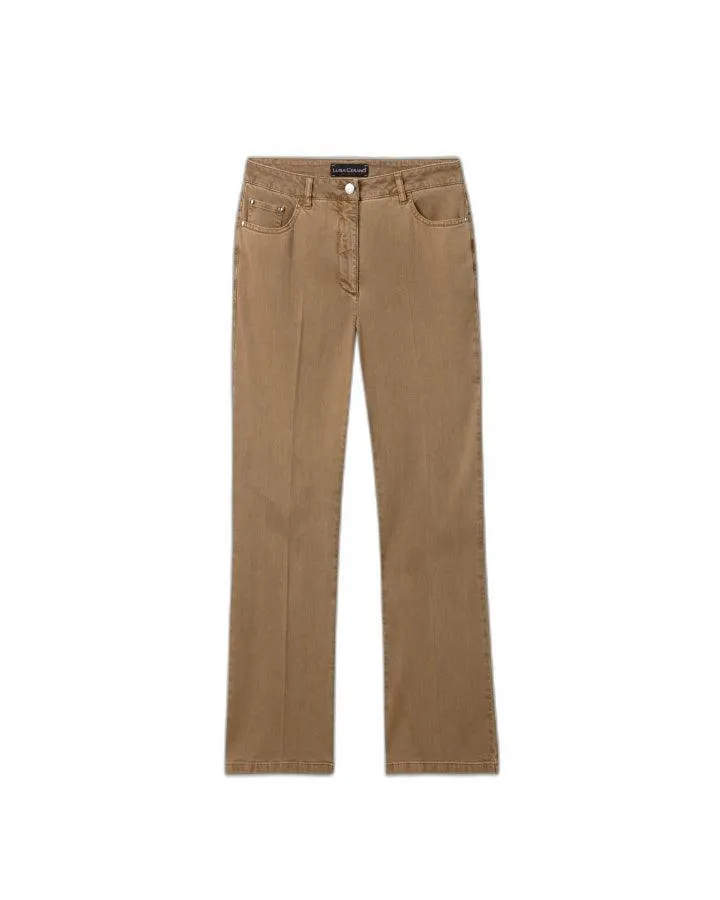 Luisa Cerano Soft Straight Leg Denim Jeans