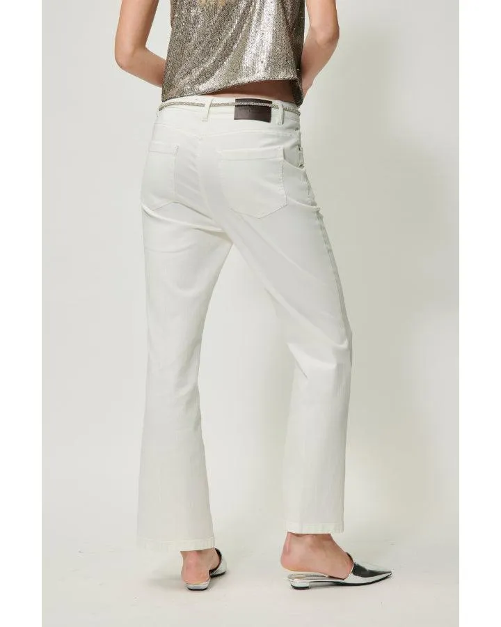 Luisa Cerano Soft Straight Leg Denim Jeans