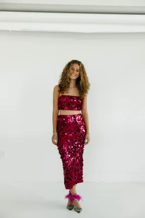 Make It To Midnight Skirt - Pink