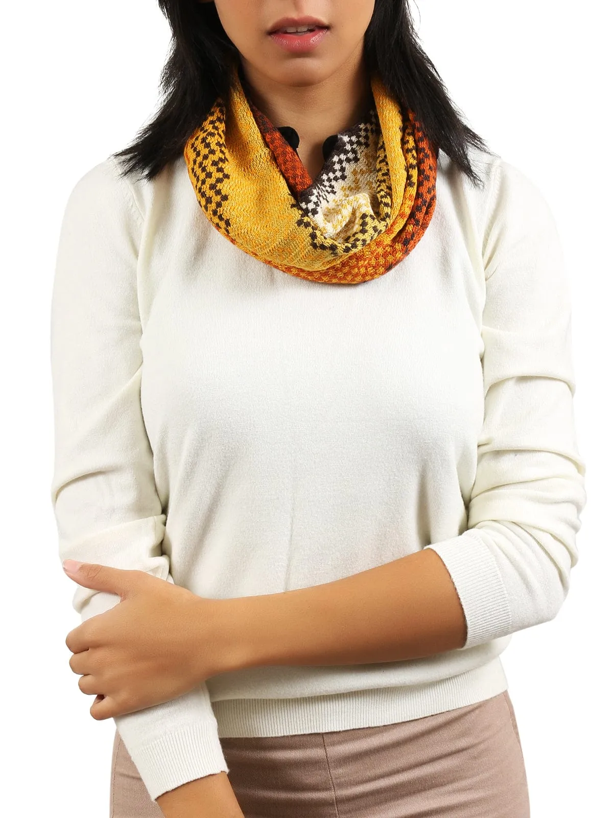 Missoni  Yellow/Orange Knit Scarf
