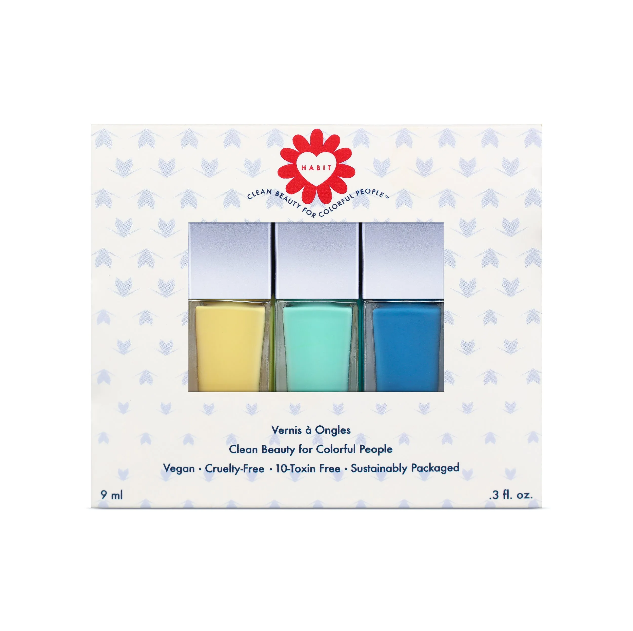 Nail Polish - Nail Polish Trio - Beach House - Non Toxic - 3 Mini Bottles