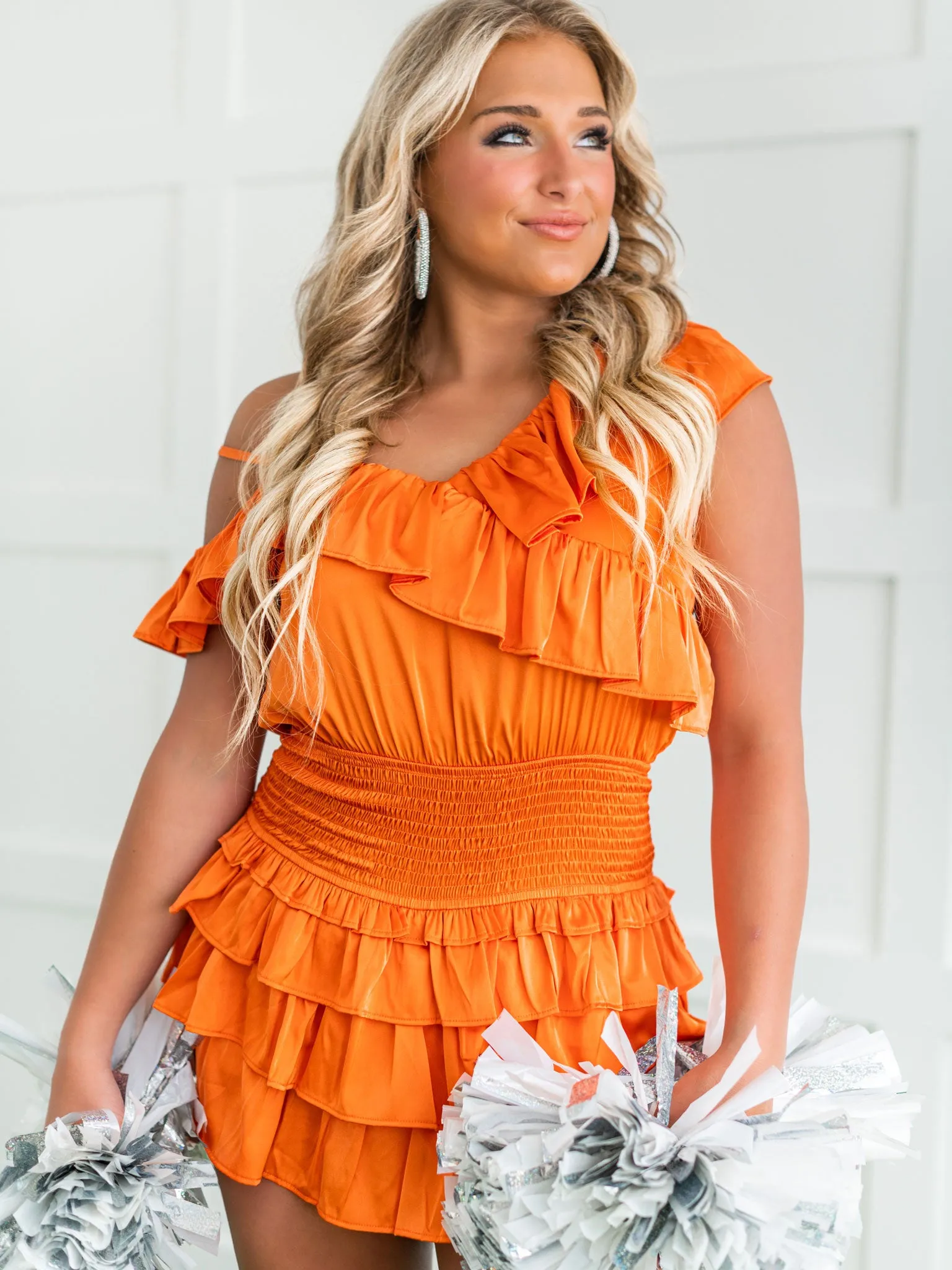 No I in Team Ruffled Romper