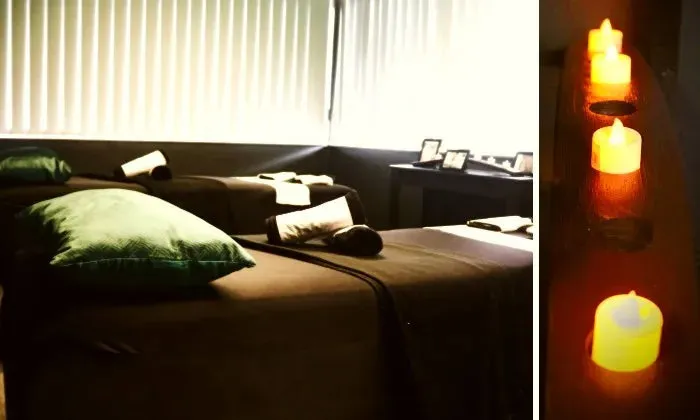 Pamper package with wine