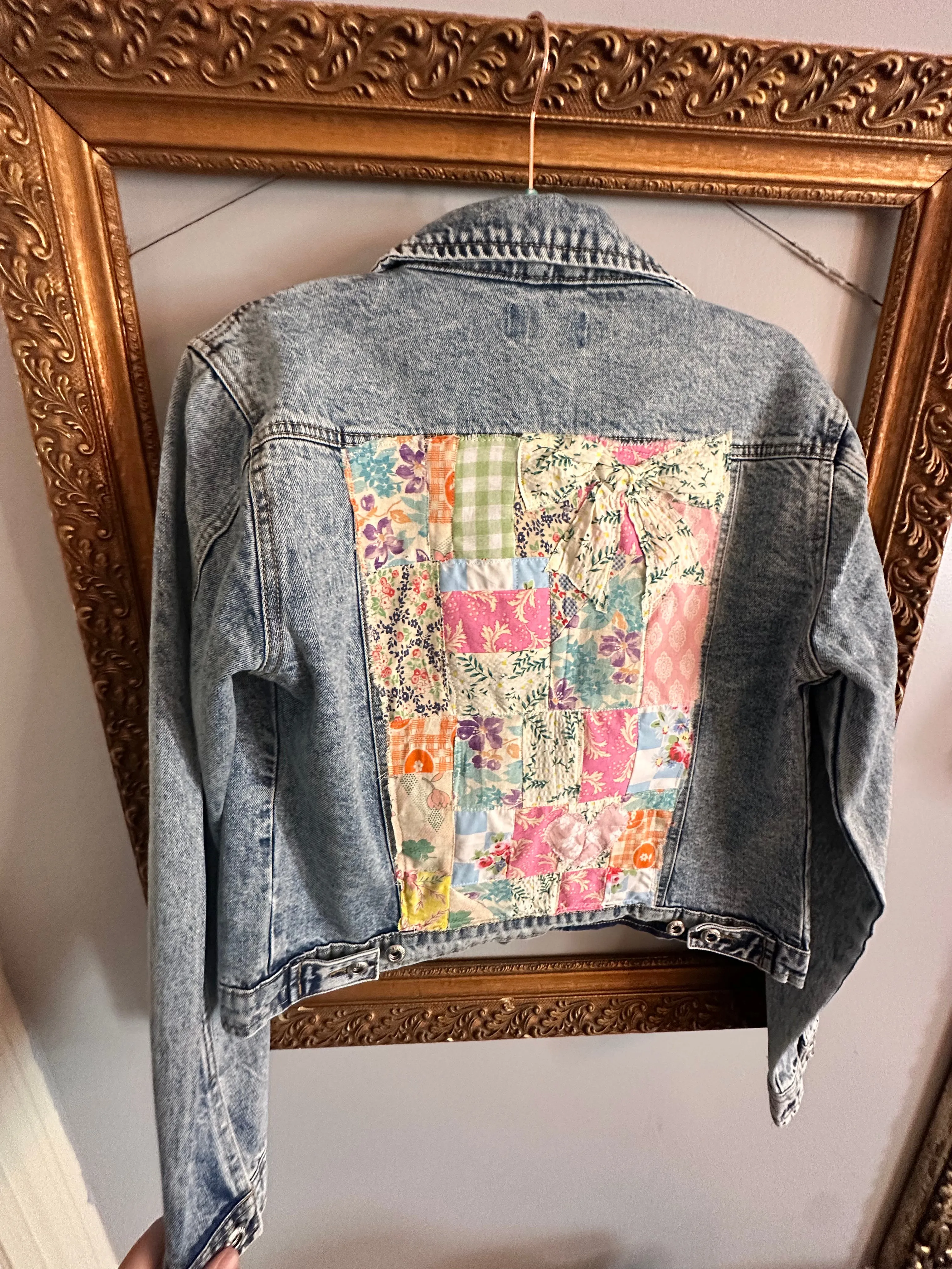 Patchwork Quilted Denim Jacket