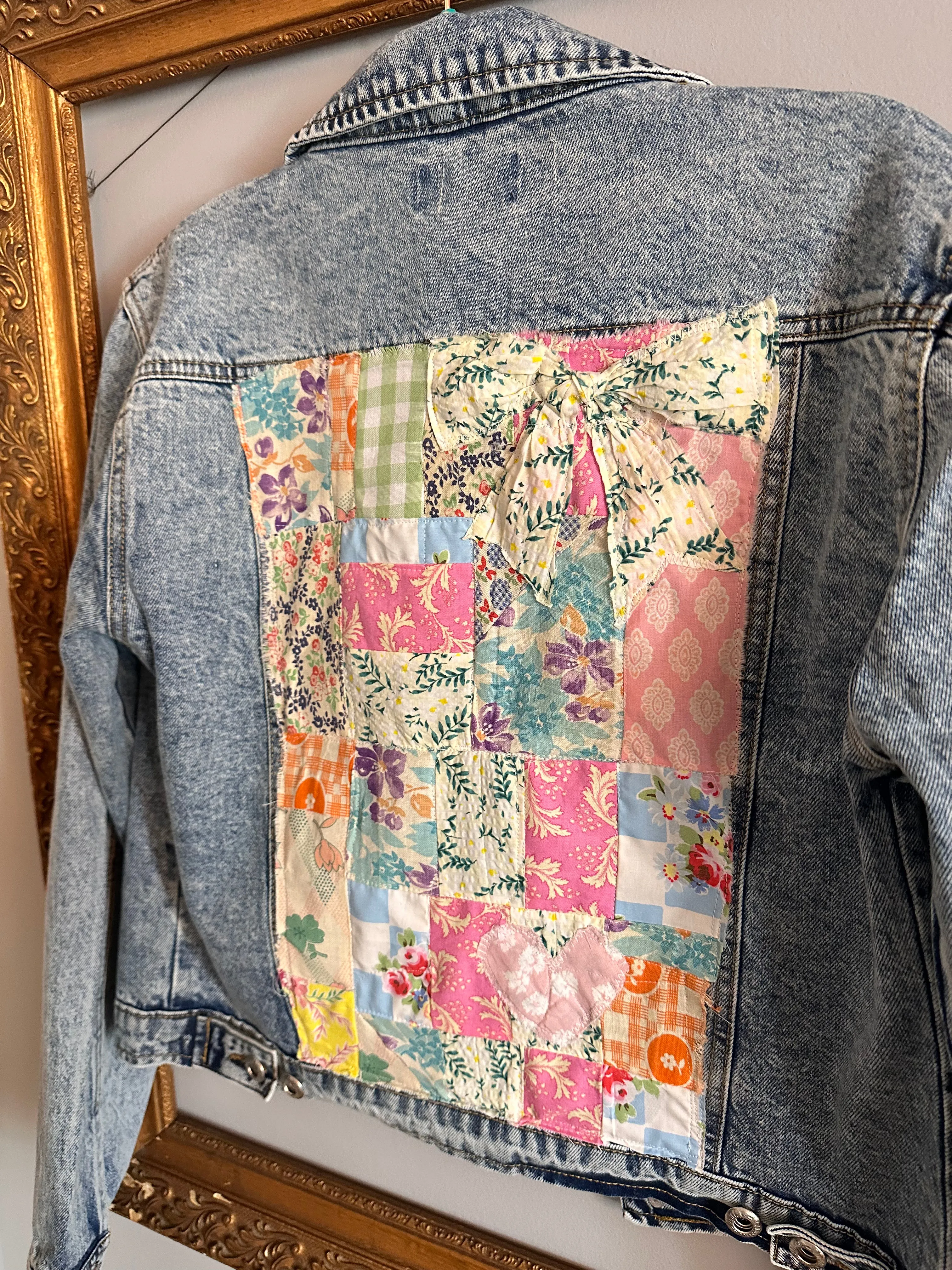 Patchwork Quilted Denim Jacket