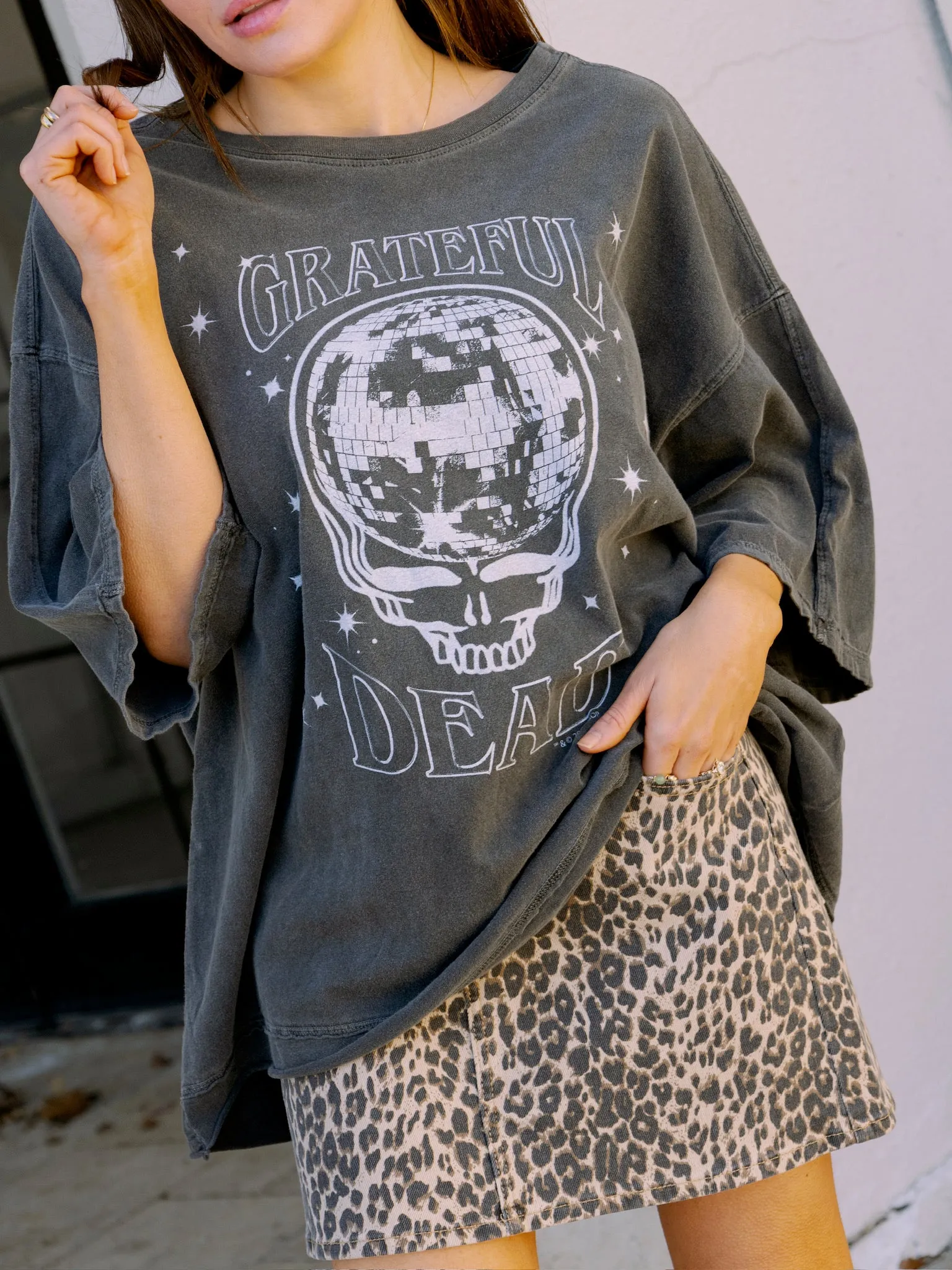 People of Leisure Grateful Dead Shakedown Street Oversized Tee