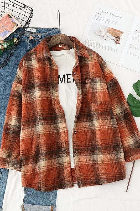 Plaid Flannel Shacket