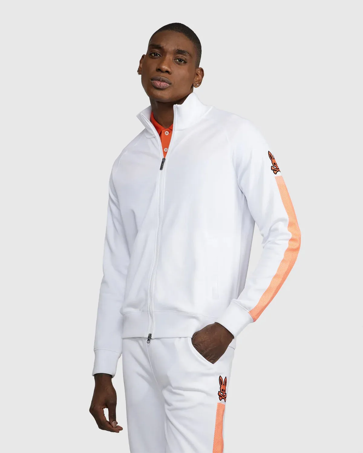 Psycho Bunny Tracksuit - Jordan Mesh - White - SP22 - B6S322S1CP