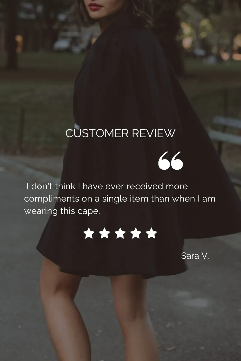 Sable Cape in Black