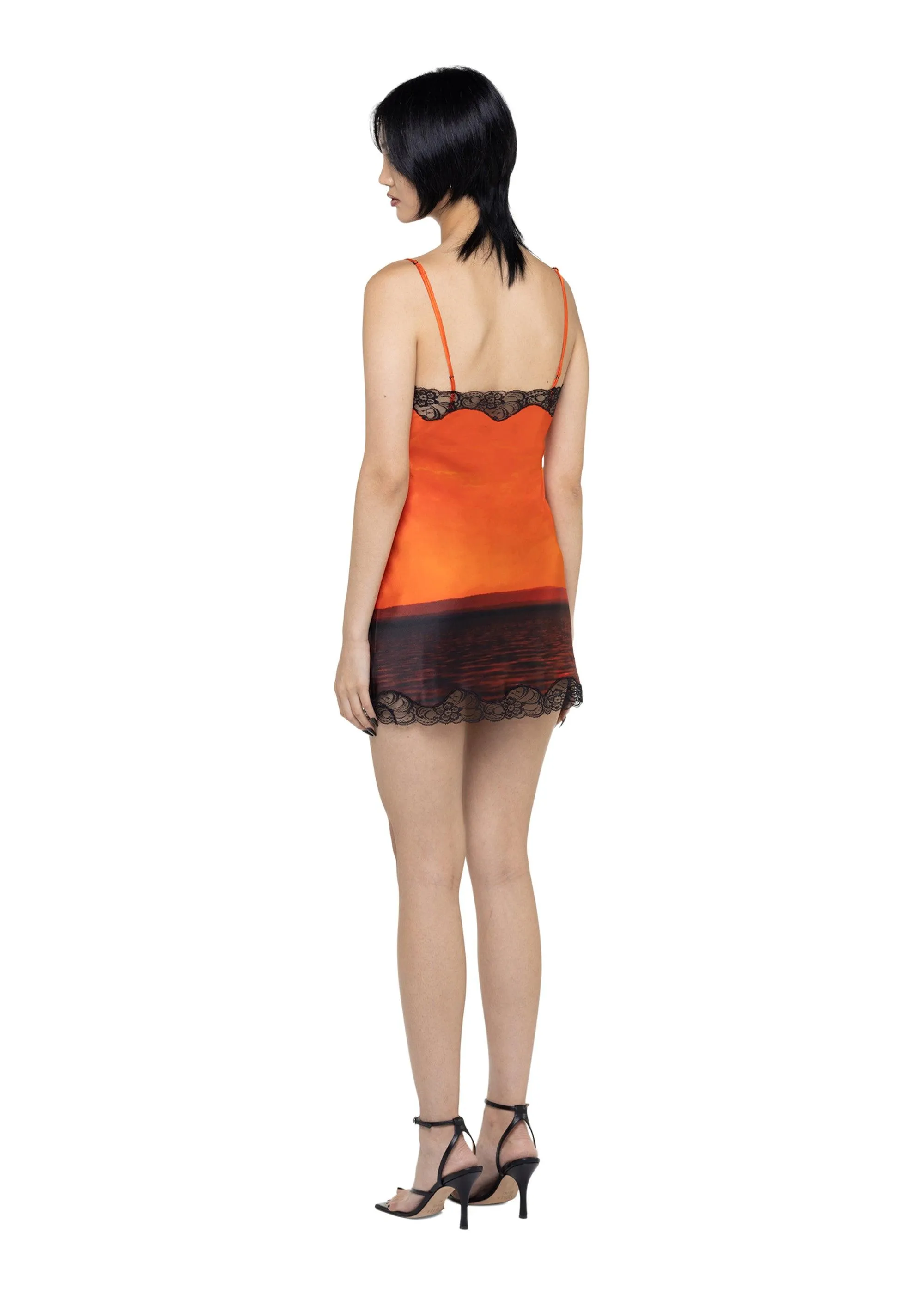 Sunset Silk Slip Dress