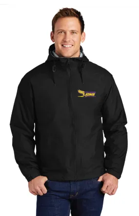 Team Jacket / Black/ Light Oxford / Tallwood High School Track & Field