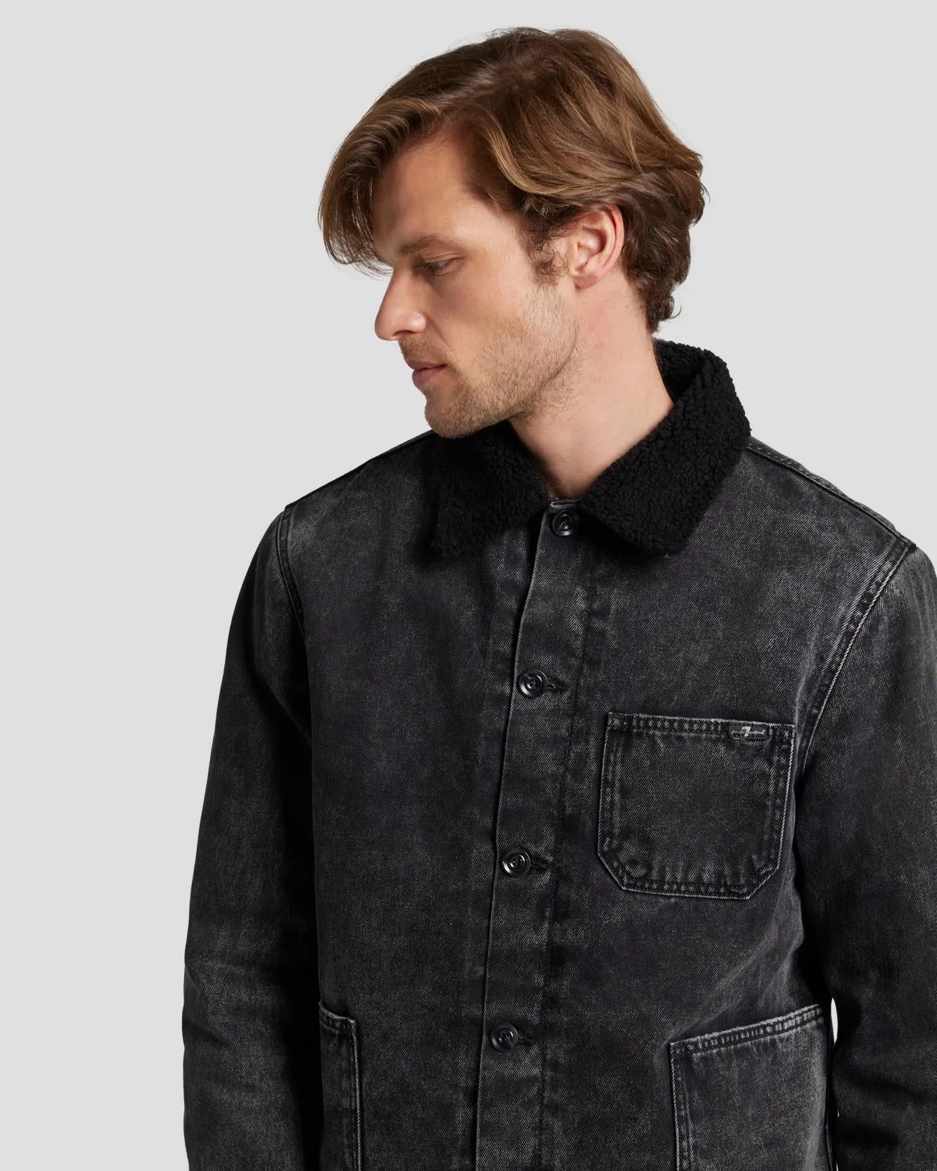 Utility Overshirt in Halls of Ivy