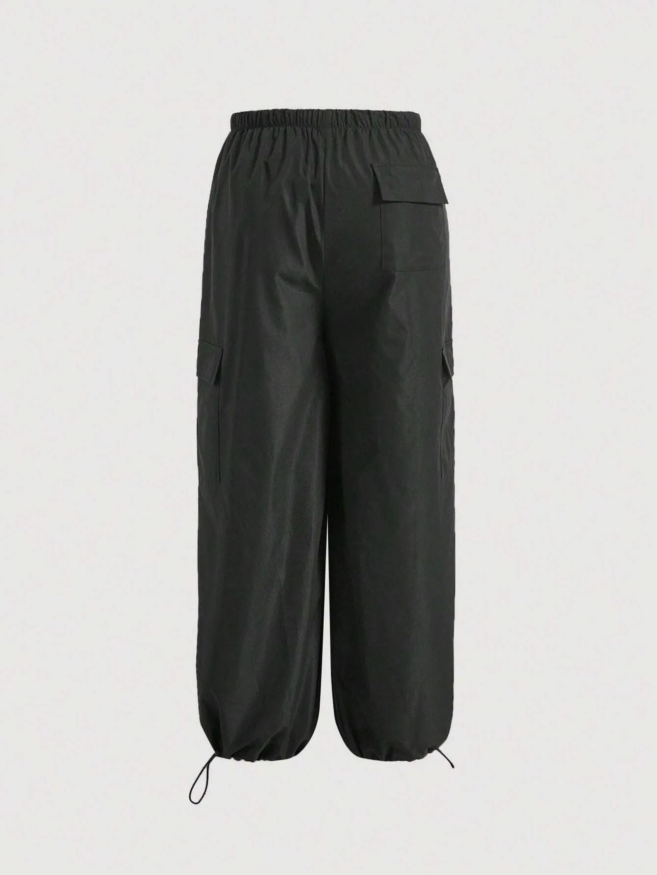 Utility Style Drawstring Cargo Pants