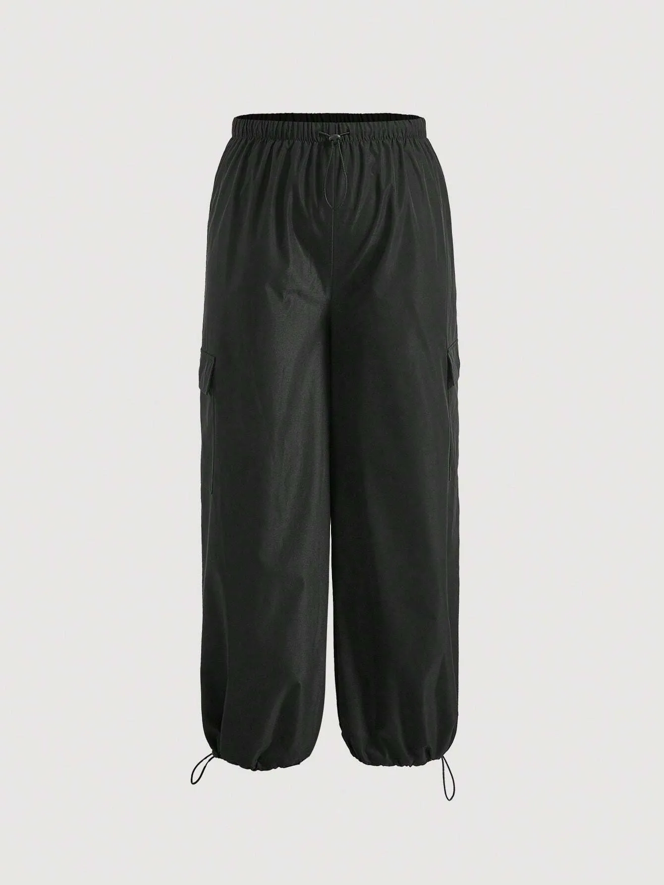 Utility Style Drawstring Cargo Pants