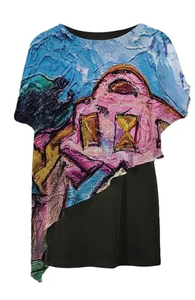 Yoko Cape Tunic in Old Shanghai