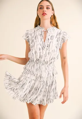 Yvette Ruffle Mini Dress